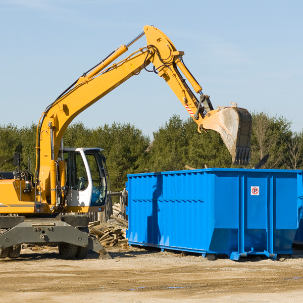 what are the rental fees for a residential dumpster in Percy